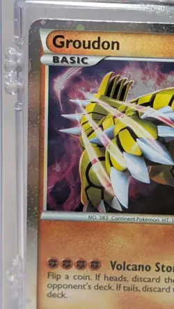Pokemon Card Groudon Shiny Holofoil Rare Call of Legends SL04 NM 2011 - Image 2