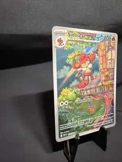 Simisear White Flare Holo Pokemon TCG Card Illustration 100/086 SV - Image 2