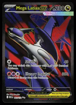 Mega Latias ex 163/132 Ultra Rare Mega Evolution Pokemon Card - Image 1