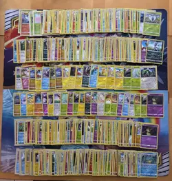 Pokemon Card Lot Fire Holo Reverse Holo 2017 Mimikyu 745+ Cards Sun & Moon - Image 1
