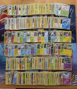 Pokemon Card Lot Fire Holo Reverse Holo 2017 Mimikyu 745+ Cards Sun & Moon - Image 5