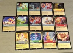 Legendary Hercules- Mighty Leader Disney Lorcana Mixed 13 Card Lot NM - Image 1