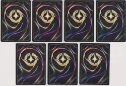 Lorcana "Belle" 7 card Lot Bottom Row Are All Foil - Image 2