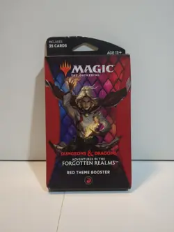Red Theme Booster Magic the Gathering Dungeons & Dragons Forgotten Realms - Image 1