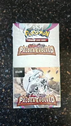 Pokemon Paldea Evolved Half Booster Box 18 Packs - TCG SnV 5060705220566 - Image 1