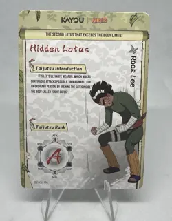 Naruto Kayou English Series 2 Card - Rock Lee - NRSA02-SSR-016L3 - Image 2