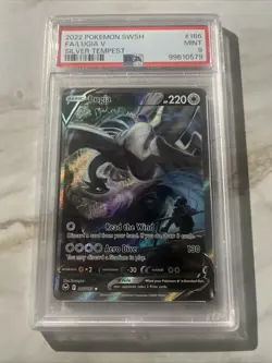 Pokemon 2022 TCG Silver Tempest Lugia v Alt Art 186/195 PSA 9 - Image 1