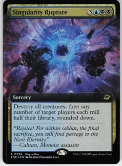 FOIL SINGULARITY RUPTURE (EXTENDED ART) 398 P NEAR MINT - Image 1
