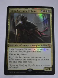 Licia, Sanguine Tribune Commander 2017 Foil - Image 1