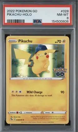 Pikachu 028/078 Pokemon GO Holo - Image 1