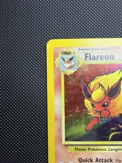 Pokemon TCG Flareon Holo Rare Unlimited Card 3/64 Jungle - Image 5