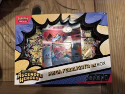 Pokemon Mega Evolution Ascended Heroes Mega Feraligatr Ex Box Factory Sealed - Image 1