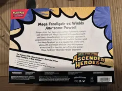 Pokemon Mega Evolution Ascended Heroes Mega Feraligatr Ex Box Factory Sealed - Image 2