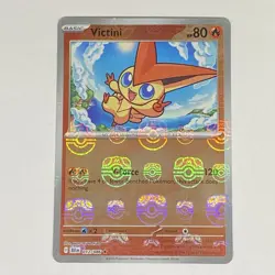 Victini Master Ball Pattern 012/086 Pokemon TCG Black Bolt English - Image 1