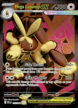 Mega Lopunny ex 115/094 Ultra Rare Phantasmal Flames Pokemon Lightly Played - Image 1