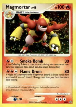 Magmortar DP20 Holo Promo Diamond and Pearl Promos Pokemon Lightly Played - Image 1