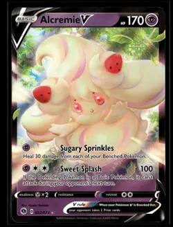 Alcremie V 022/073 Holo V Rare Champion's Path Pokemon NM/M - Image 1