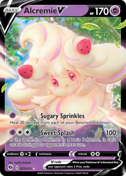 Alcremie V 022/073 Holo V Rare Champion's Path Pokemon NM/M - Image 4