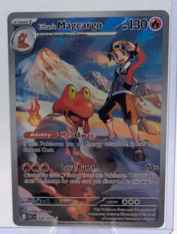 2026 Pokemon Ethan's Magcargo 222/217 Ascended Heroes Illustration Rare - Image 1