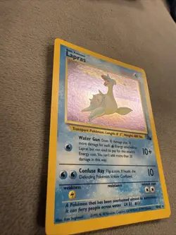 1999 Pokemon Fossil Lapras Holo 10/62 NM - Image 2