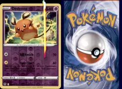 DEDENNE 085/195 UNCOMMON SILVER TEMPEST POKEMON REVERSE HOLO NEAR MINT - Image 3