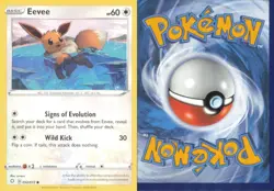 EEVEE 052/072 COMMON SHINING FATES POKEMON NEAR MINT - Image 3