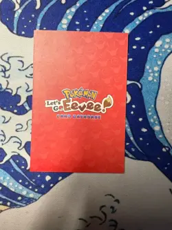 Poncho Eevee Vaporeon Gold Foil Box Topp Let's Go Eevee Database Pokemon Set - Image 2