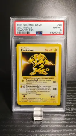 Electabuzz - Shadowless - Base set 20/102 - PSA 8 NM-MT - Pokemon TCG - Image 1