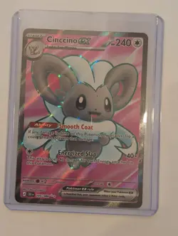 2026 Pokemon Chaos Rising Cinccino ex 105/086 Ultra Rare - Image 1
