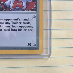 Pokemon TCG Rocket's Sneak Attack 16/82 Team Rocket Holo Rare Unlimited 2000 - Image 5