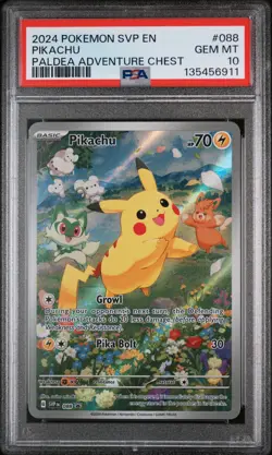 Pikachu Pokemon Svp En-Sv Black Star Promo 088 NM PSA 10 - Image 1
