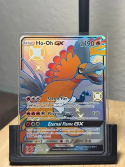 2019 Pokemon TCG Sun & Moon Hidden Fates #SV50 / SV94 Ho-Oh GX Shiny NM - Image 1