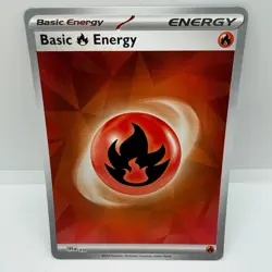 Pokemon TCG Basic Fire Energy Holo Scarlet & Violet Energies 010 NM - Image 1