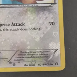 Eevee RC14/RC25 Pokemon Legendary Treasures: Radiant Collection Holo Rare B - Image 5