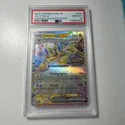 Jolteon Ex 030/131 (Stamped) - PSA 10 - Pokemon Prismatic Evolutions - Image 1