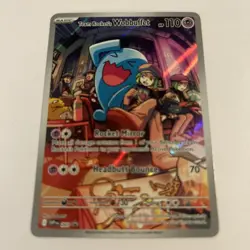Pokemon TCG Team Rocket's Wobbuffet #203 SV Scarlet & Violet Promo Holo 110HP EN - Image 1
