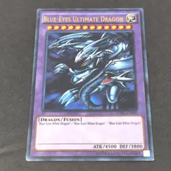 Damaged, English Yu Gi Oh Blue-Eyes Ultimate Dragon - LDK2-ENK40 - Ultra Rare - - Image 1