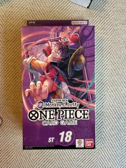 One Piece ST 18 Monkey.D.Luffy Purple Starter Deck English Factory Sealed - Image 1