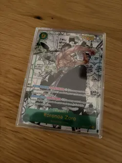 One Piece TCG English Roronoa Zoro OP06-118 Manga NM - Image 1