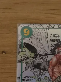 One Piece TCG English Roronoa Zoro OP06-118 Manga NM - Image 5