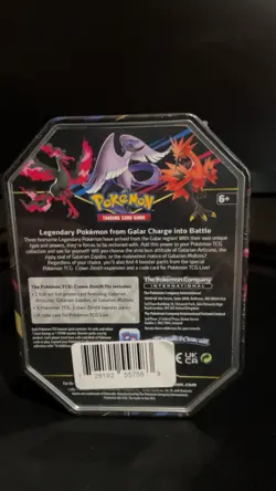 Pokemon Crown Zenith Galarian Articuno Tin - Image 2