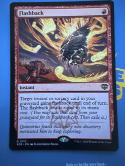 Flashback (115) - Foil - Secrets of Strixhaven (SOS) - NM - Image 1