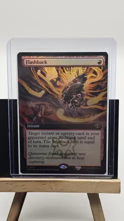 Flashback ~ Extended Art Foil ~ Secrets of Strixhaven ~ Mtg - Image 1