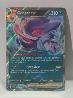 Pokemon TCG Gengar EX Temporal Forces Ultra Rare Card 104/162 Near Mint - Image 1