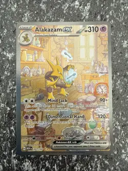 Alakazam ex 201/165 SIR Special Illustration Rare Pokemon Scarlet & Violet 151 - Image 1