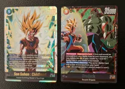 Dragon Ball FB10 Son Gohan Childhood SCR & Boujack SR! 🔥 2 Card Lot - Image 1