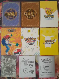 Caterpie Fan Art Bundle of 9 Cards + Stickers NOT Official Pokemon PL-NM - Image 2
