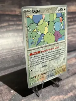 Ditto 132/165 Reverse Holo Sv: Scarlet & Violet 151 Pokemon Card - Image 2