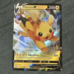 Pikachu V SWSH285 SWSH: Sword & Shield Promo Cards Holo NM - Image 1
