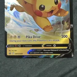 Pikachu V SWSH285 SWSH: Sword & Shield Promo Cards Holo NM - Image 3